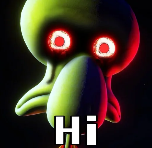 🙅 Стикер «Squidward Сквидвард» для Telegram