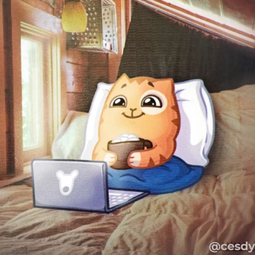 ☕ Стикер «Персонажи ВК в жизни» для Telegram