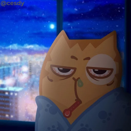 🤒 Стикер «Персонажи ВК в жизни» для Telegram