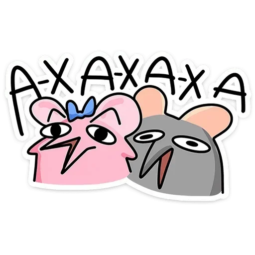 😂 Стикер «Крис и Кристина» для Telegram