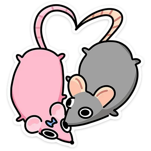 ❤ Стикер «Крис и Кристина» для Telegram