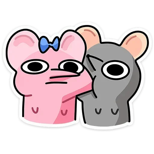 😐 Стикер «Крис и Кристина» для Telegram