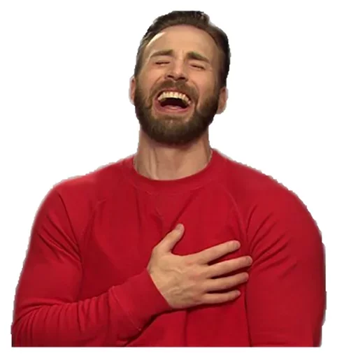 😗 Стикер «Chris Evans Emotions» для Telegram