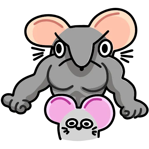 😈 Эмодзи «Крис, Кристина и Крысюк» для Telegram