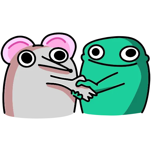 🤝 Эмодзи «Крысюк, к доске&;» для Telegram