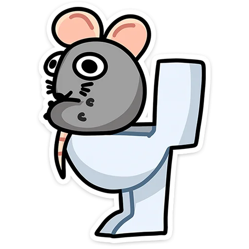 🚽 Стикер «Крис, Кристина и Крысюк» для Telegram