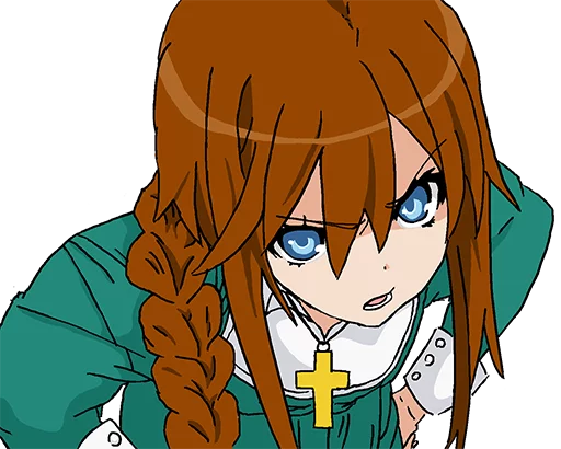 😡 Стикер «Christ-chan» для Telegram