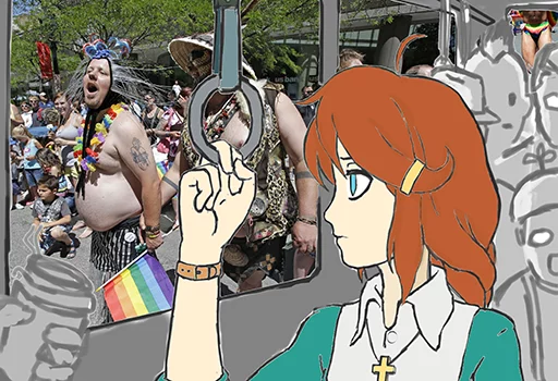 😩 Стикер «Christ-chan» для Telegram