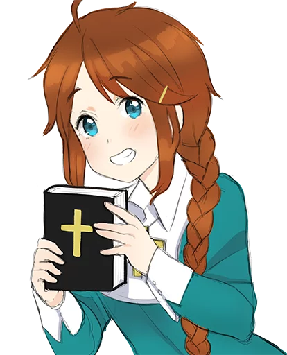 Стикерпак Christ-chan для Telegram — скачать