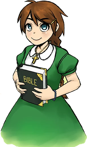 ✝️ Стикер «Christ-chan» для Telegram