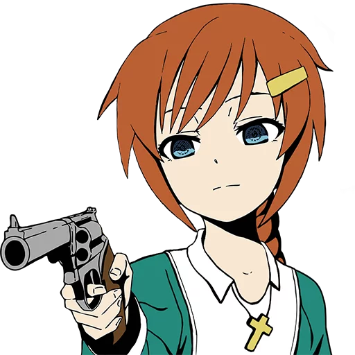 🔫 Стикер «Christ-chan» для Telegram