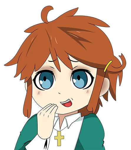 😜 Стикер «Christ-chan» для Telegram