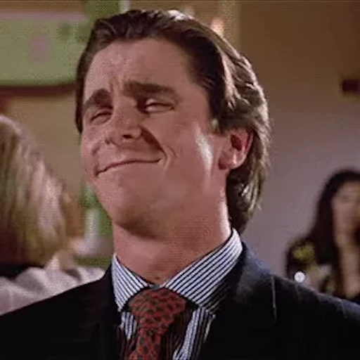 🫤 Стикер «Christian Bale» для Telegram
