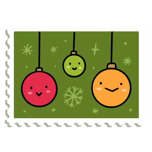 Стикер 55 🎁 Christmas emoji