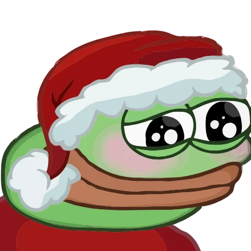 🎅 Эмодзи «Christmas Pepe Новогодний Пепе» для Telegram
