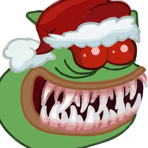 🎅 Эмодзи «Christmas Pepe Новогодний Пепе» для Telegram