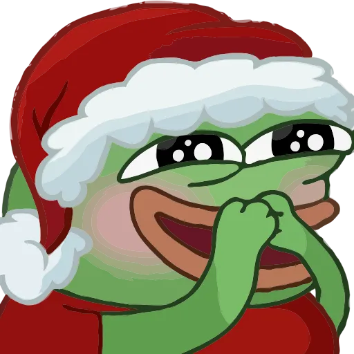 🎅 Эмодзи «Christmas Pepe Новогодний Пепе» для Telegram