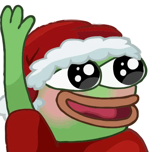 🎅 Эмодзи «Christmas Pepe Новогодний Пепе» для Telegram