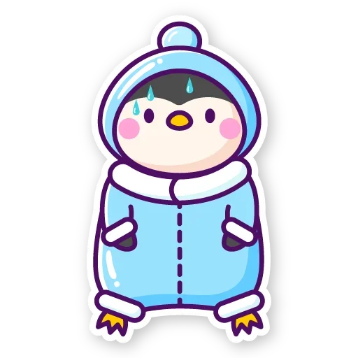 🐧 Стикер «Christmas Time» для Telegram