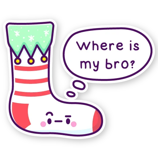 🧦 Стикер «Christmas Time» для Telegram