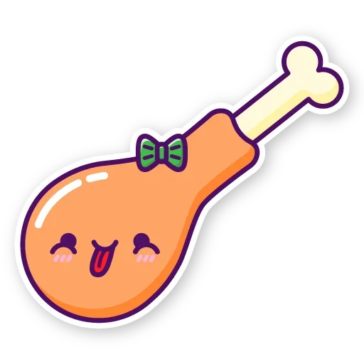 🍗 Стикер «Christmas Time» для Telegram