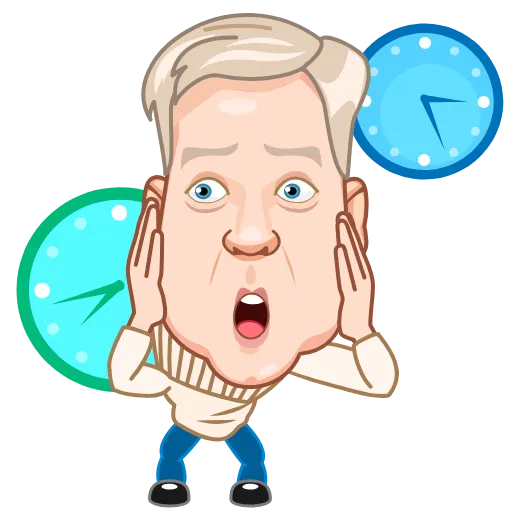 😱 Стикер «ЁЛКИ» для Telegram