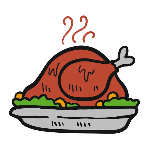 🍗 Эмодзи «Christmas» для Telegram