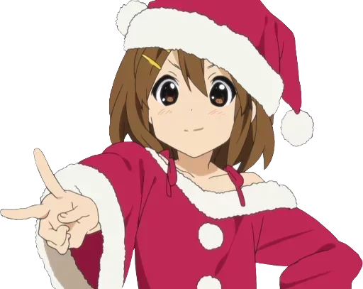 ✌ Стикер «Christmas Anime» для Telegram