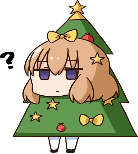 🎄 Стикер «Christmas Anime» для Telegram
