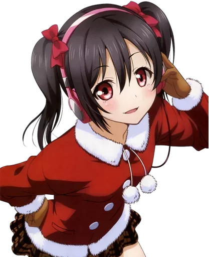 🎧 Стикер «Christmas Anime» для Telegram