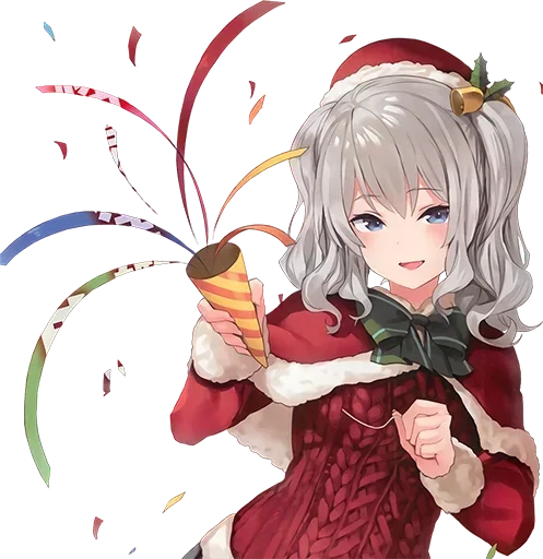 🎉 Стикер «Christmas Anime» для Telegram