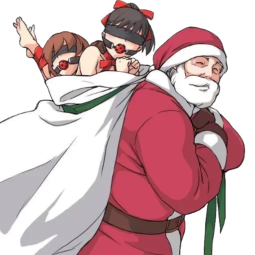 👱‍♀️ Стикер «Christmas Anime» для Telegram