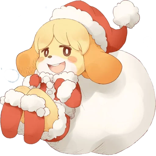 ⚪ Стикер «Christmas Anime» для Telegram