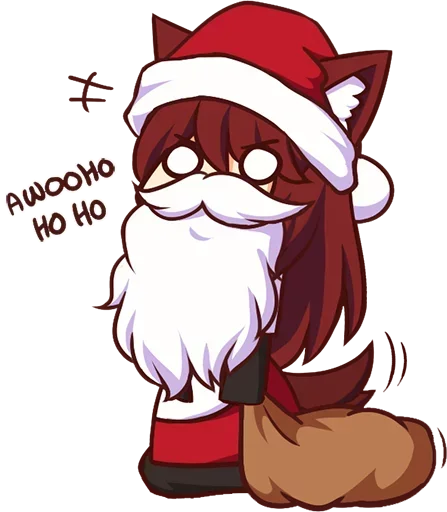 🎅 Стикер «Christmas Anime» для Telegram