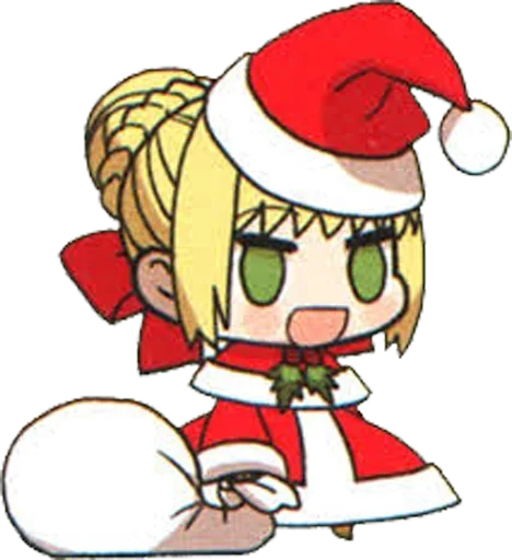 Стикерпак Christmas Anime для Telegram