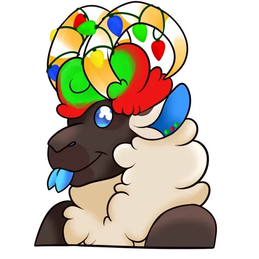 Стикерпак Christmas Bleps для Telegram