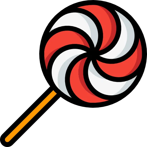 🍭 Стикер «новогодняя конфетка» для Telegram