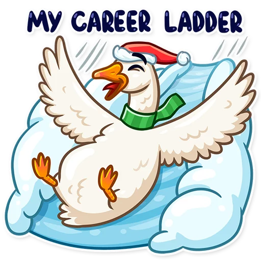 😄 Стикер «Christmas Goose» для Telegram