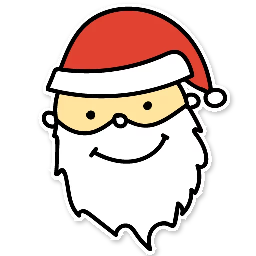 😃 Стикер «Christmas mood» для Telegram