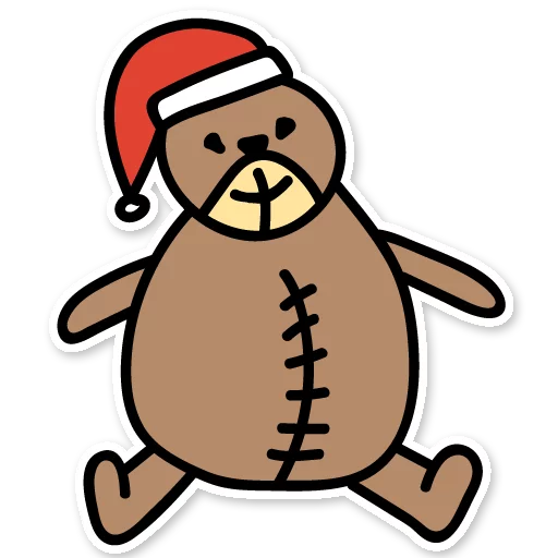😊 Стикер «Christmas mood» для Telegram