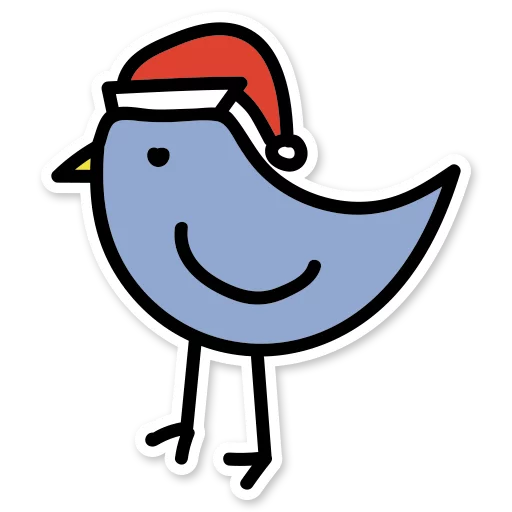 😘 Стикер «Christmas mood» для Telegram