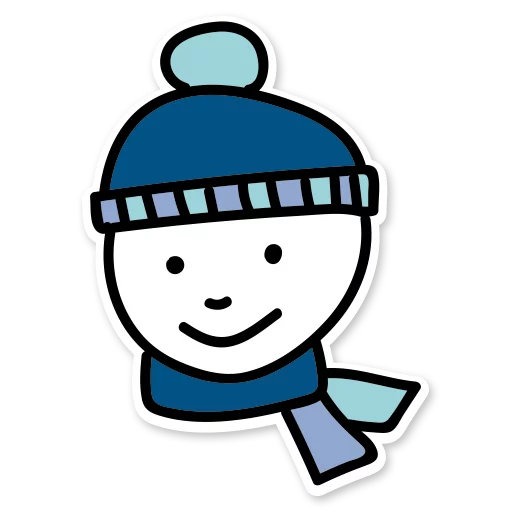 👶 Стикер «Christmas mood» для Telegram