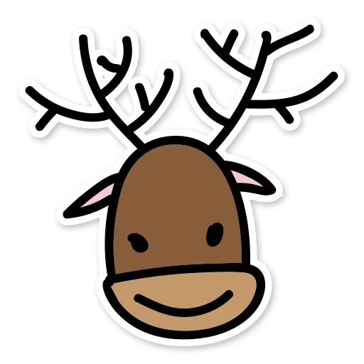 🙈 Стикер «Christmas mood» для Telegram