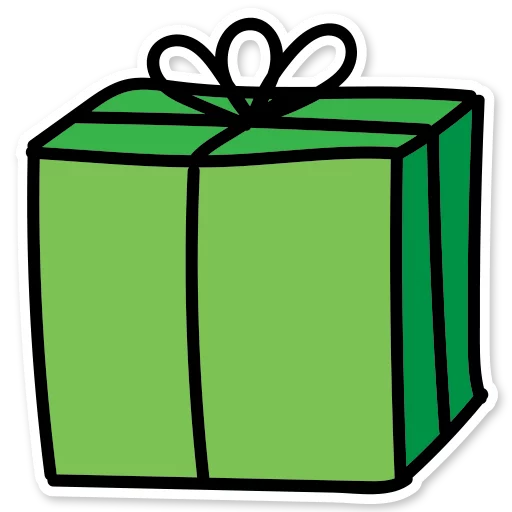 😱 Стикер «Christmas mood» для Telegram