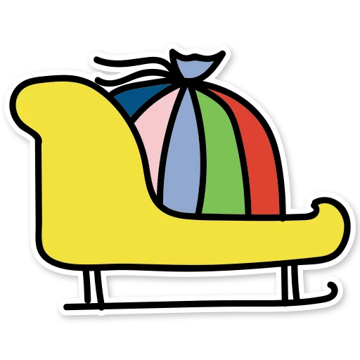 😎 Стикер «Christmas mood» для Telegram