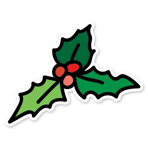 😵 Стикер «Christmas mood» для Telegram