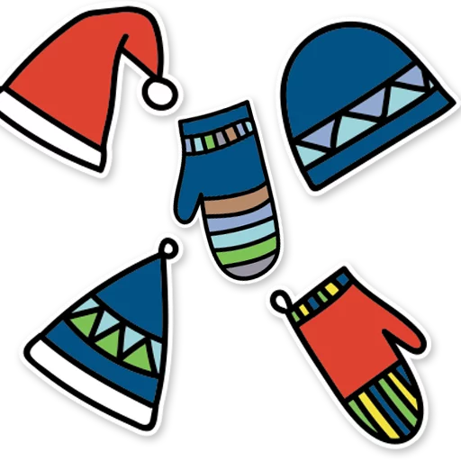 👮 Стикер «Christmas mood» для Telegram