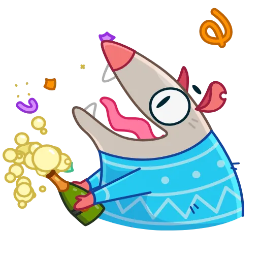 🥳 Стикер «Little Hygge» для Telegram