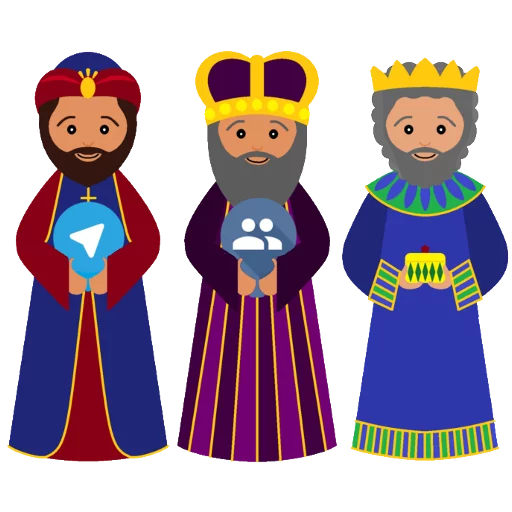 Стикер 10 Christmas Telegram