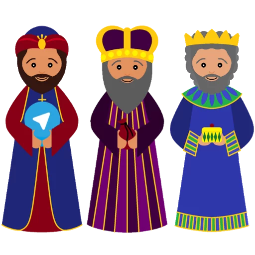 Стикер 11 Christmas Telegram